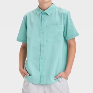 Kid’s Aqua Quick-Dry Short Sleeve Shirt
